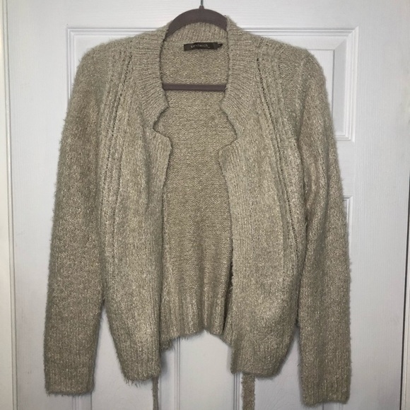 SANDWICH Nylon & Wool Tie Up Sweater Cardigan sweater medium - Picture 4 of 8